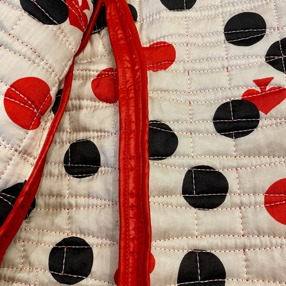 Kate Spade Red Quilted Jacket (EUC) M - Picture 7 of 12